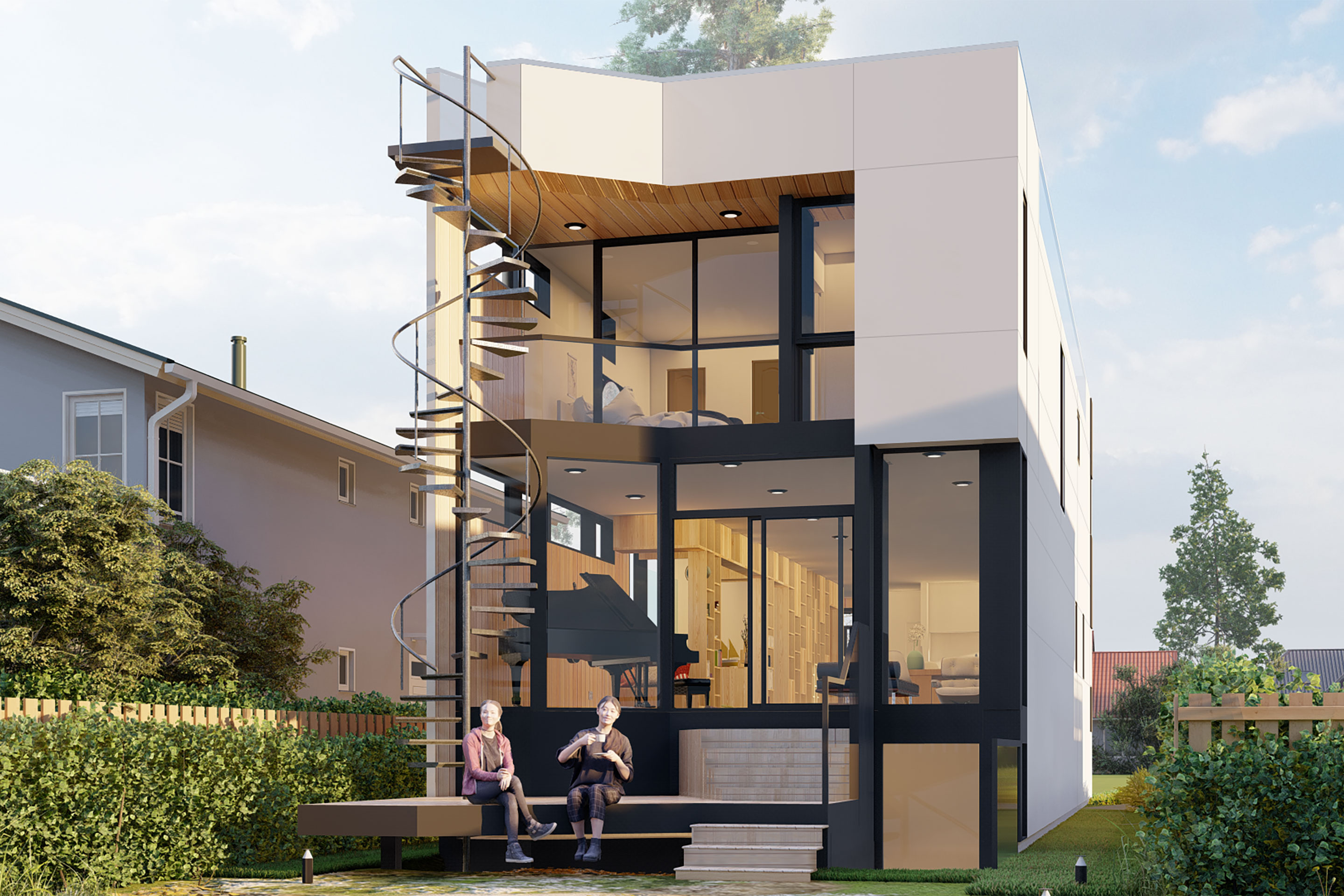 Queen Anne House — view 2, Seattle, Washington