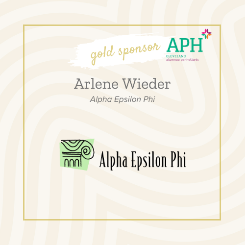 Gold Sponsor - Arlene Wieder Alpha Epsilon Phi