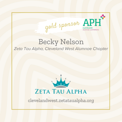 Gold Sponsor - Becky Nelson Zeta Tau Alpha West