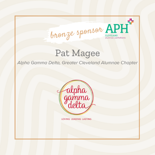 Bronze Sponsor - Pat Magee Alpha Gamma Delta