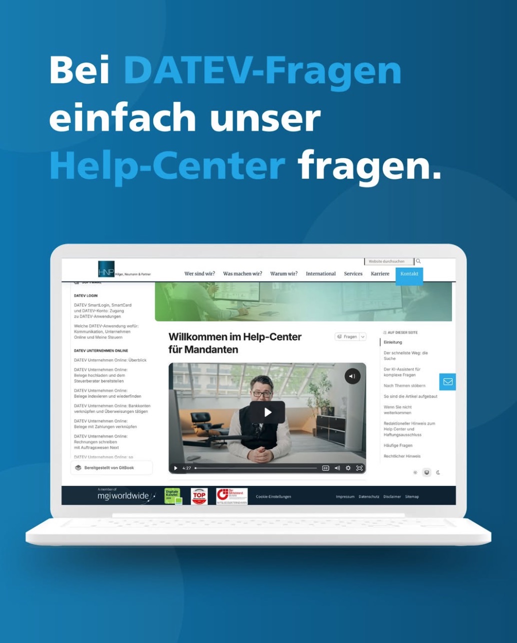Social Media Post - DATEV Fragen