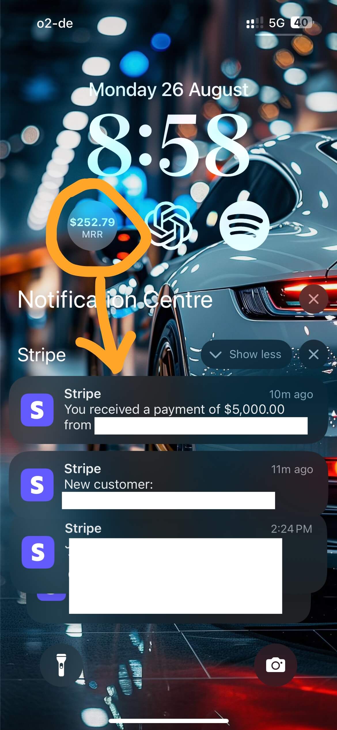 charge in whatsapp with stripe 