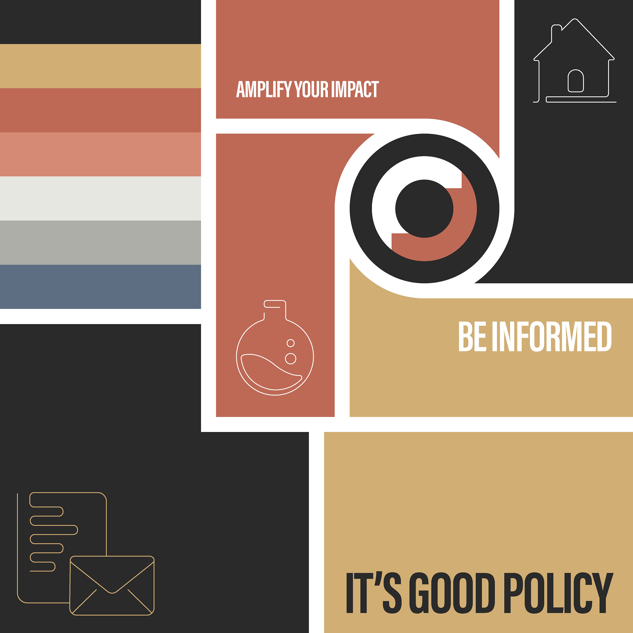 Compilation of brand assets showcasing the look and feel of the APO brand.