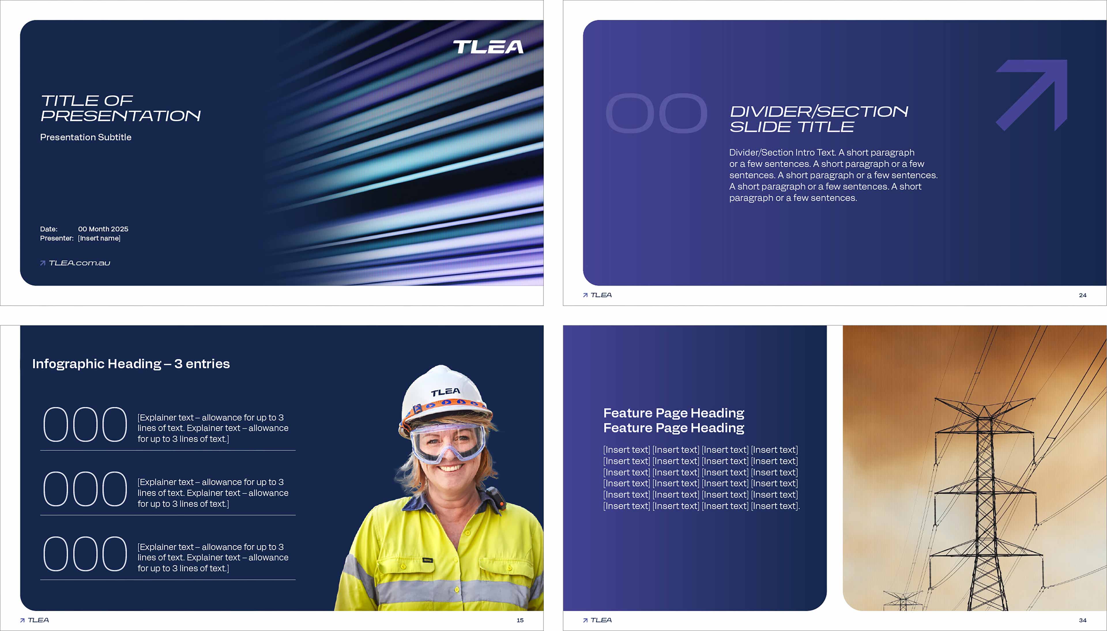 Collection of PowerPoint Widescreen slides.