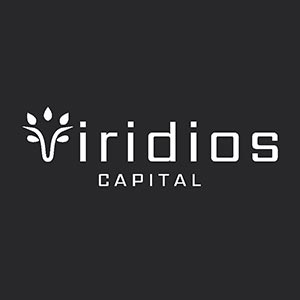 Viridian logo, white on black