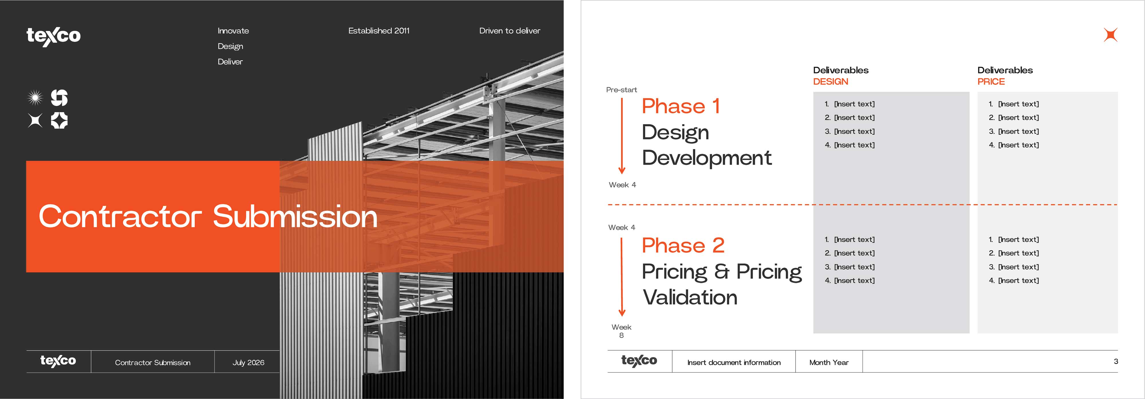 PowerPoint templates designs of pages from A4 template.