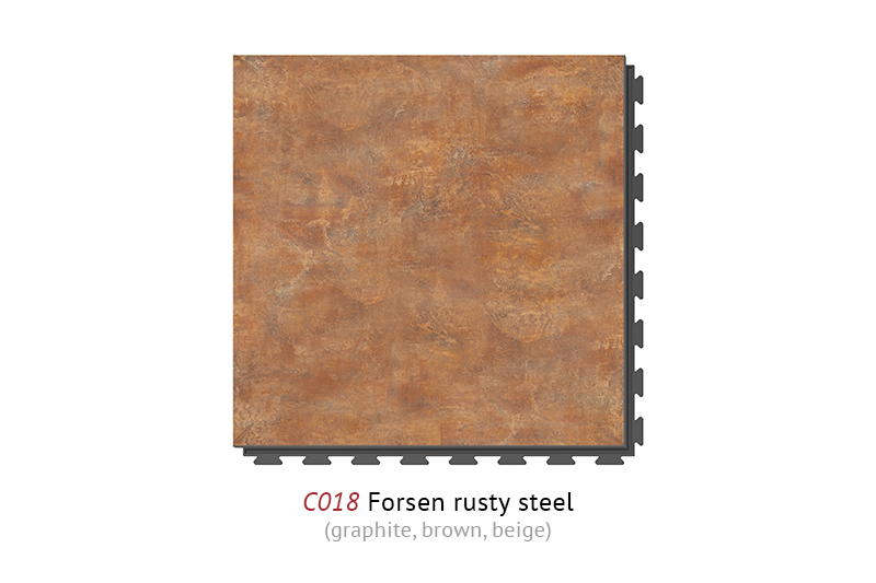 C018 Forsen rusty steel