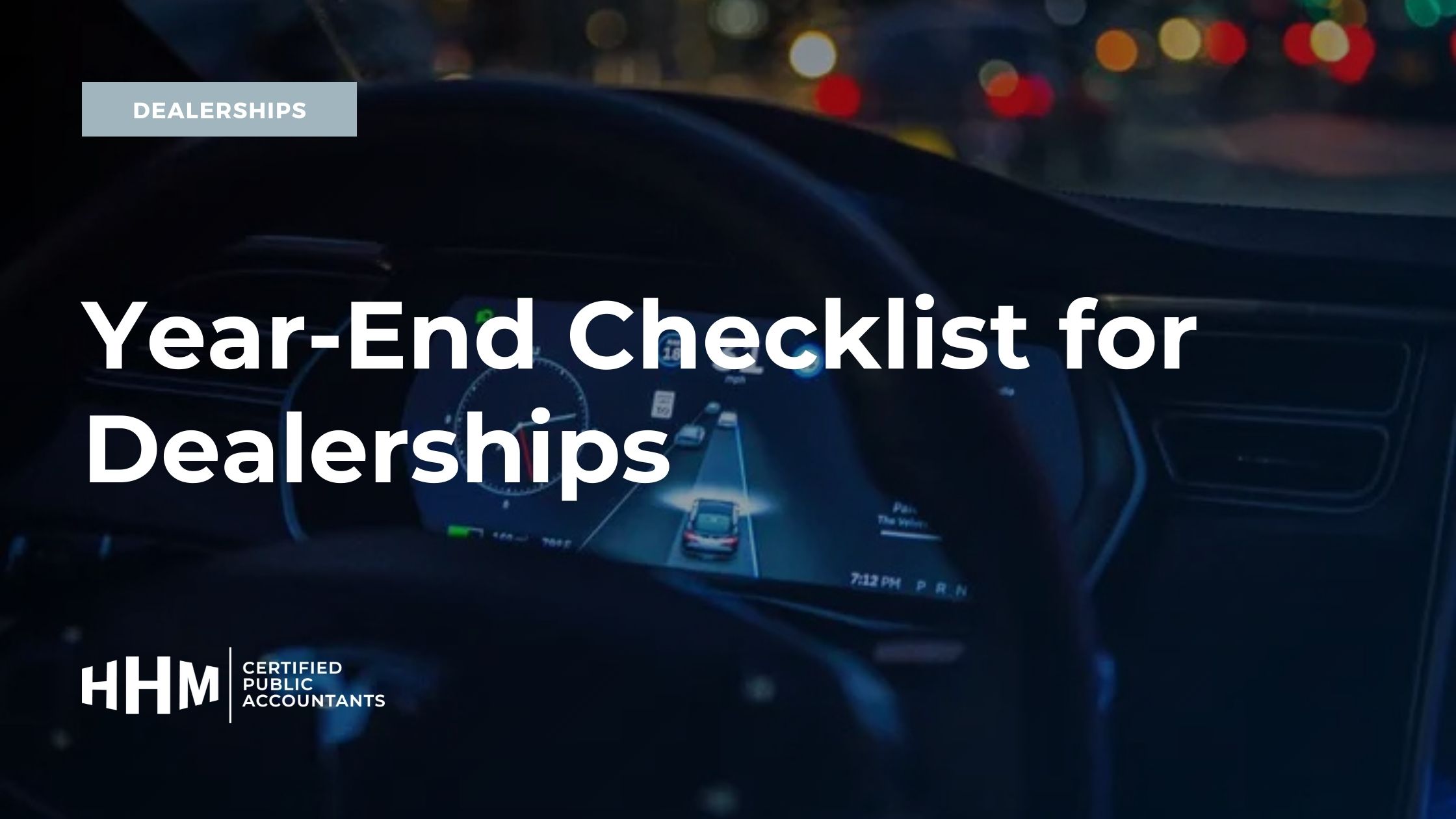 Year-End Checklist for Dealerships