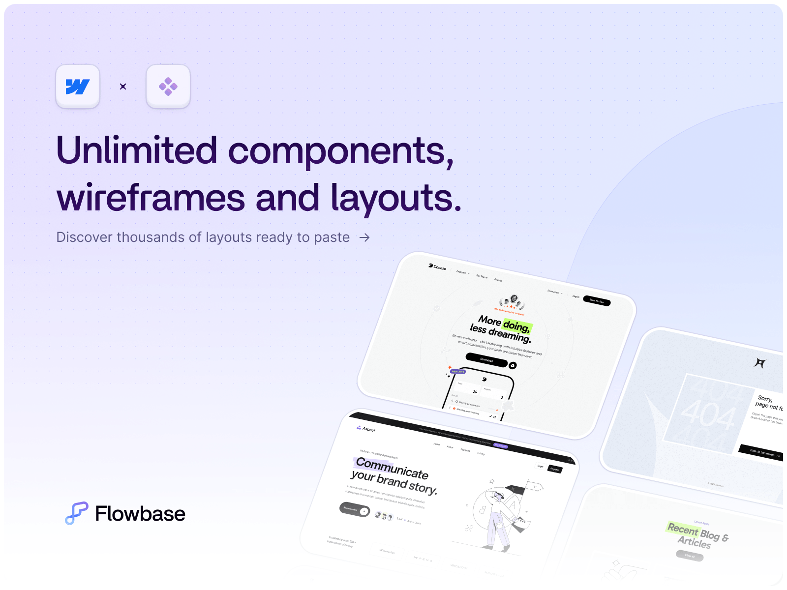 Flowbase App Webflow Components