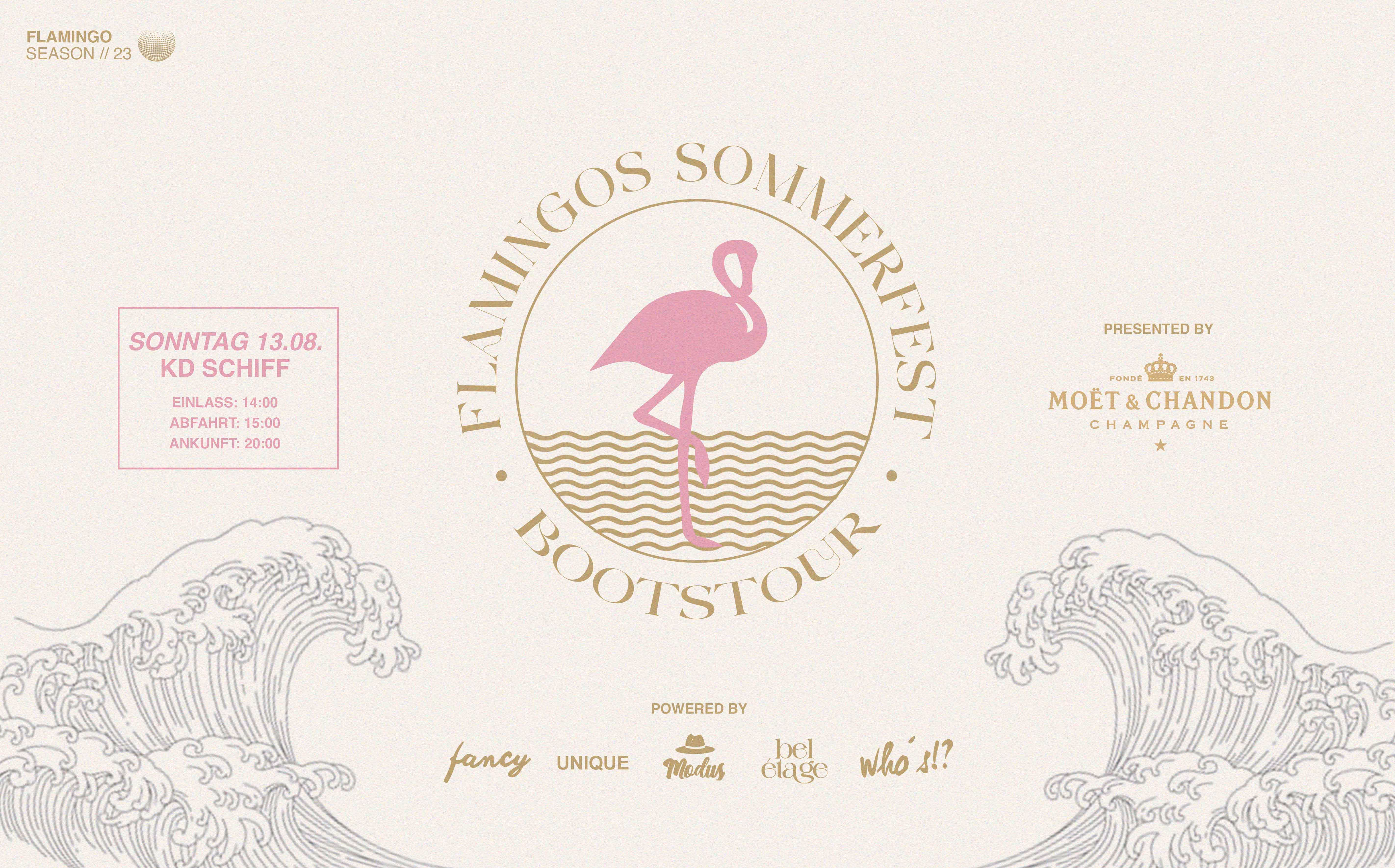 Flamingos Sommerfest - Bootstour