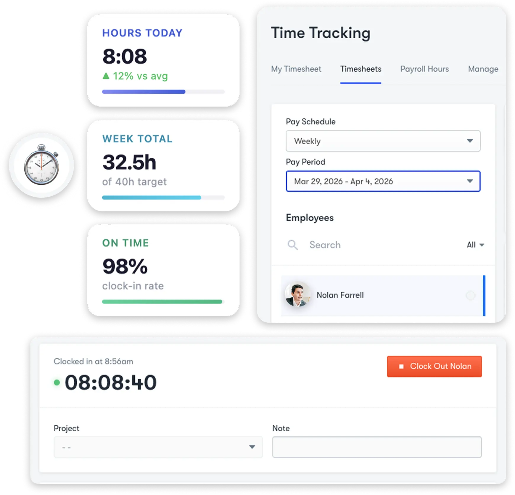 Collage HR Time off module