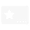 Star icon on white background with three dots on card