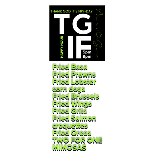 TGIF Menu