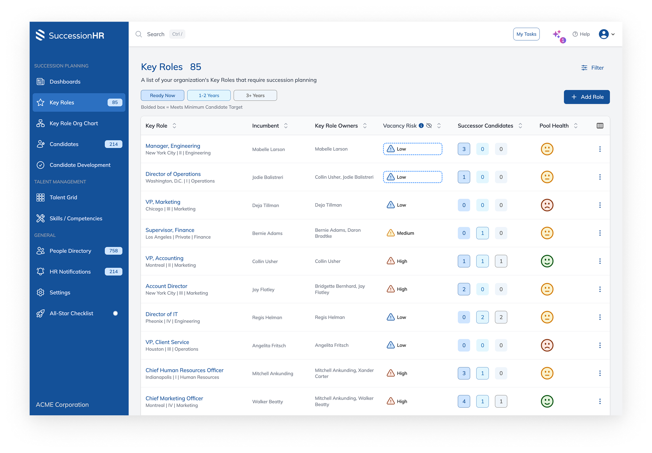 succession planning tool two