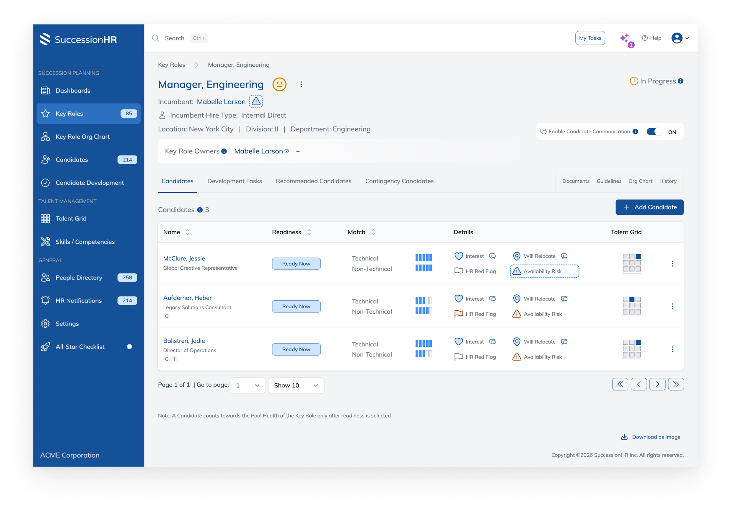 succession planning tool three