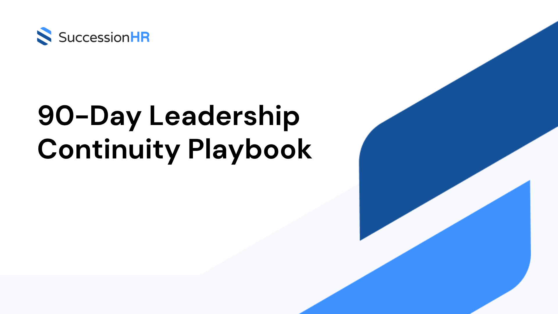 SuccessionHR logo with text: The Key Role Owner (KRO) Model on white background with blue shapes.