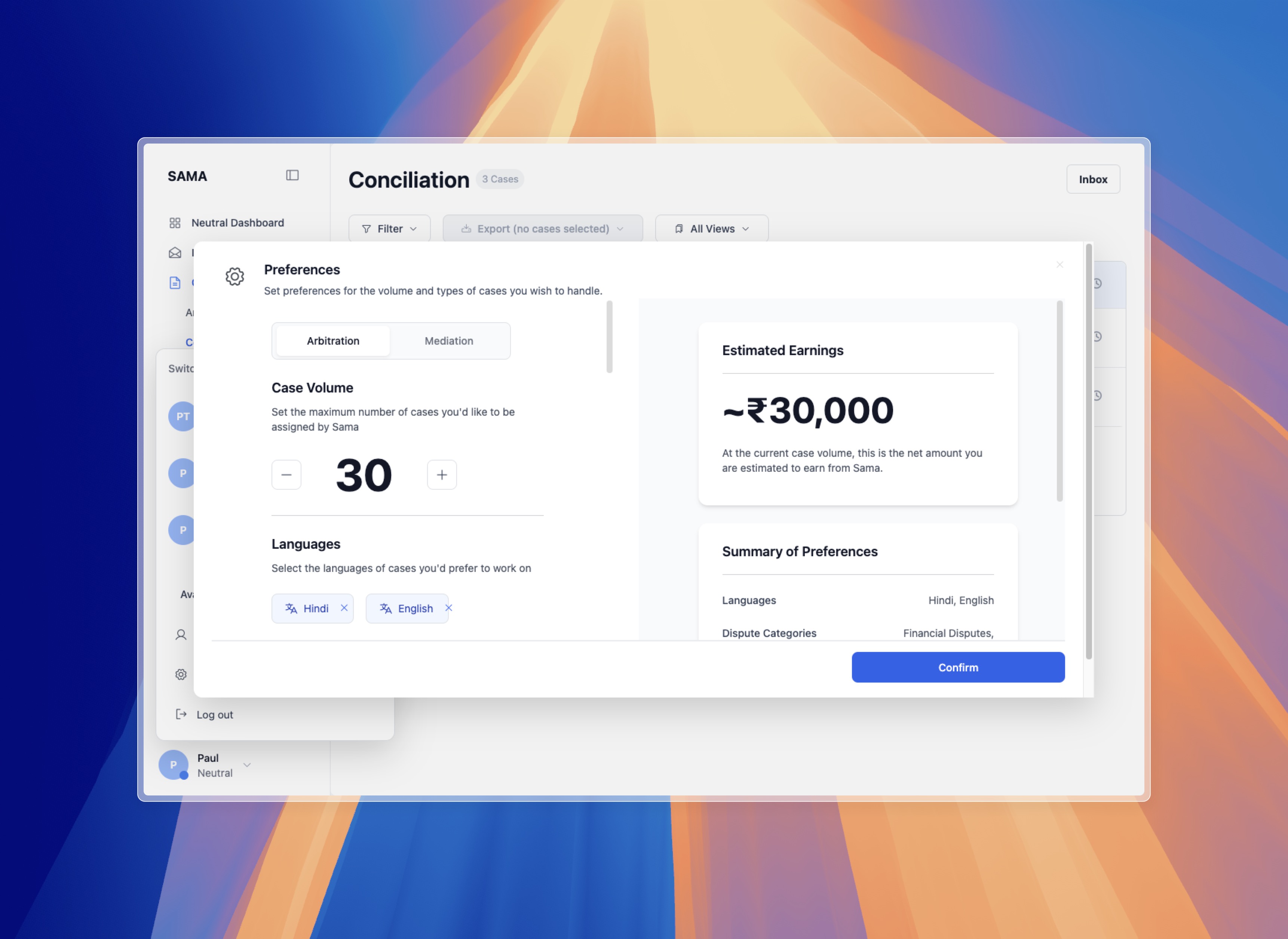 New Availability & Preferences Section