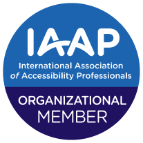 IAAP, international association of accessibility professionals (organizational member)