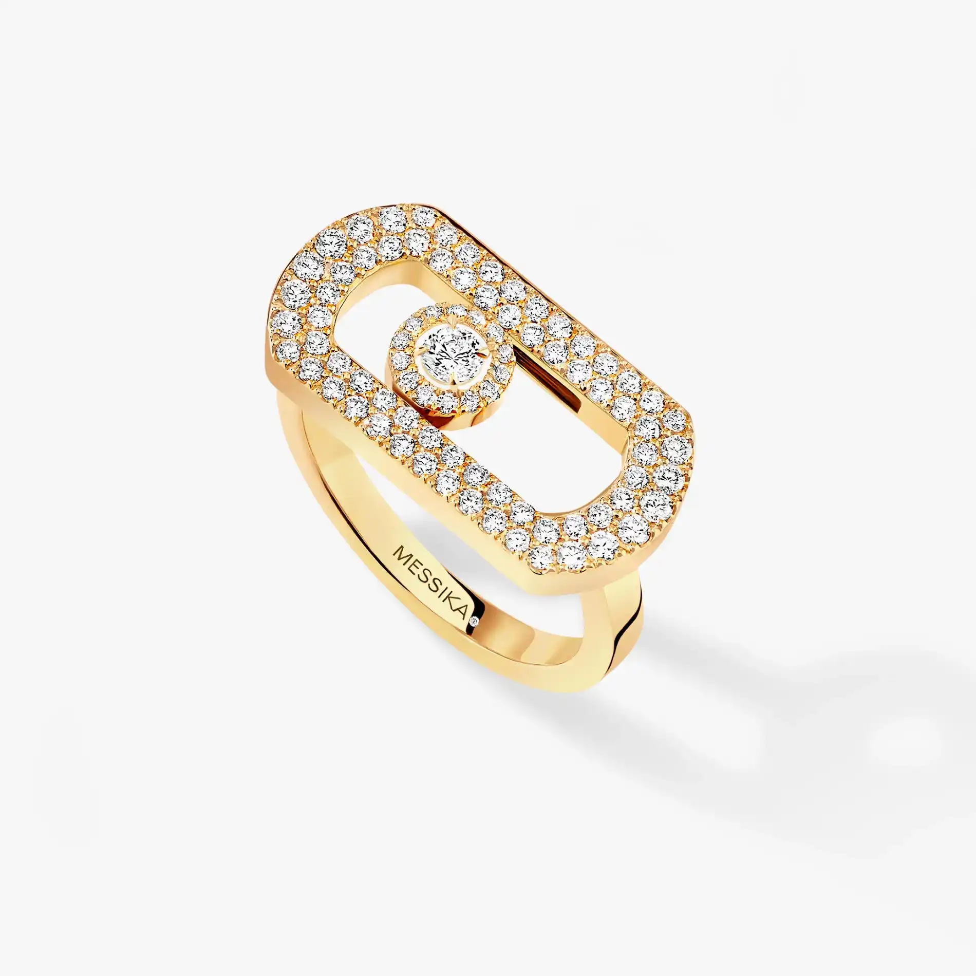 Messika So Move Collection - So Move ring with diamonds - 12937-yg