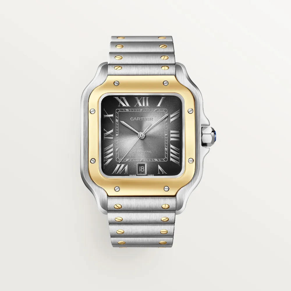 cartier santos white gold