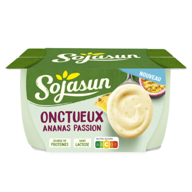 Dessert Sojasun onctueux Ananas Passion