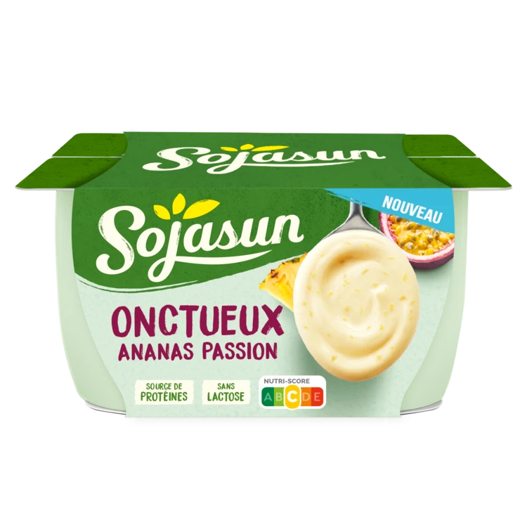 Dessert Sojasun onctueux Ananas Passion