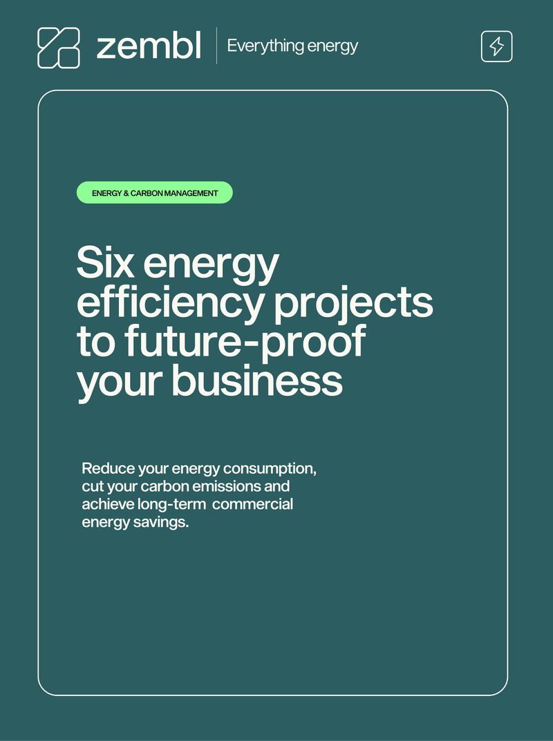 Cover of Zembl’s Energy Efficiency Guide
