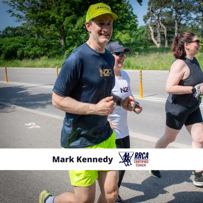 Coach Mark Kennedy, RRCA Certified Distance Running Coach and founder of None to Run