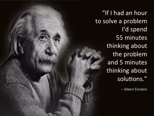 Citation Einstein - Problème Solution Innovation