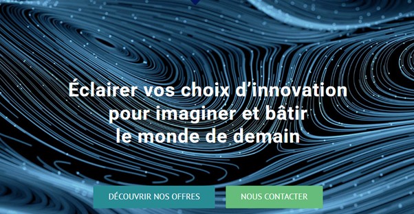 Capture d'écran du site Erdyn