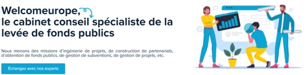 Capture d'écran du site Welcomeurope