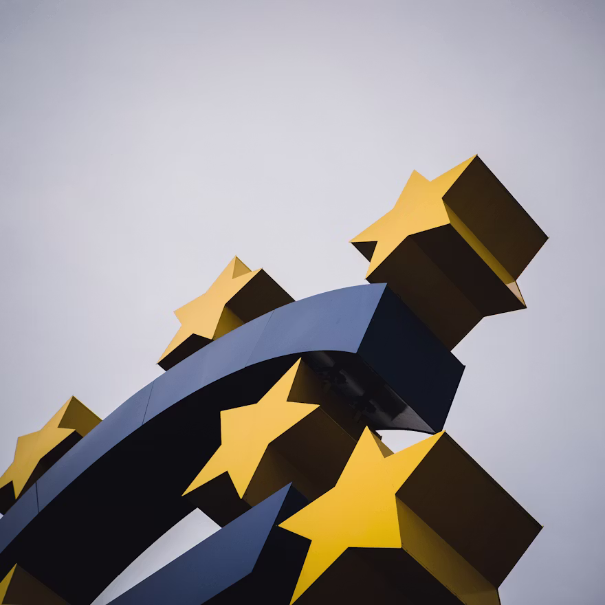 Photographie du logo de l'UE