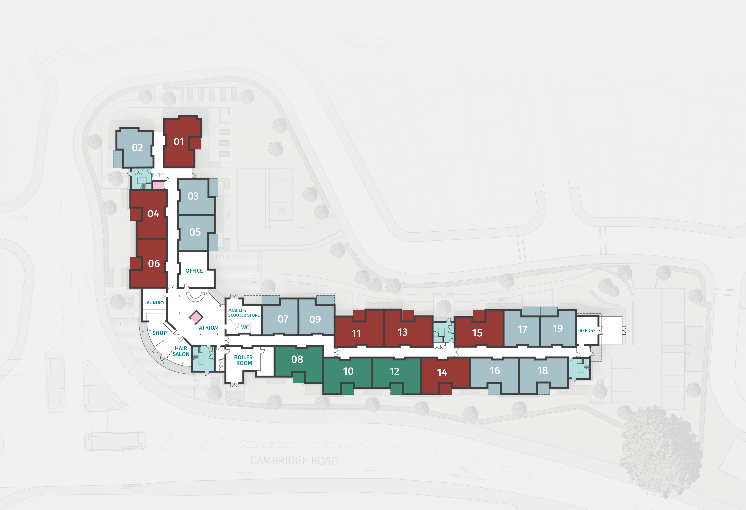 Ground floor layout