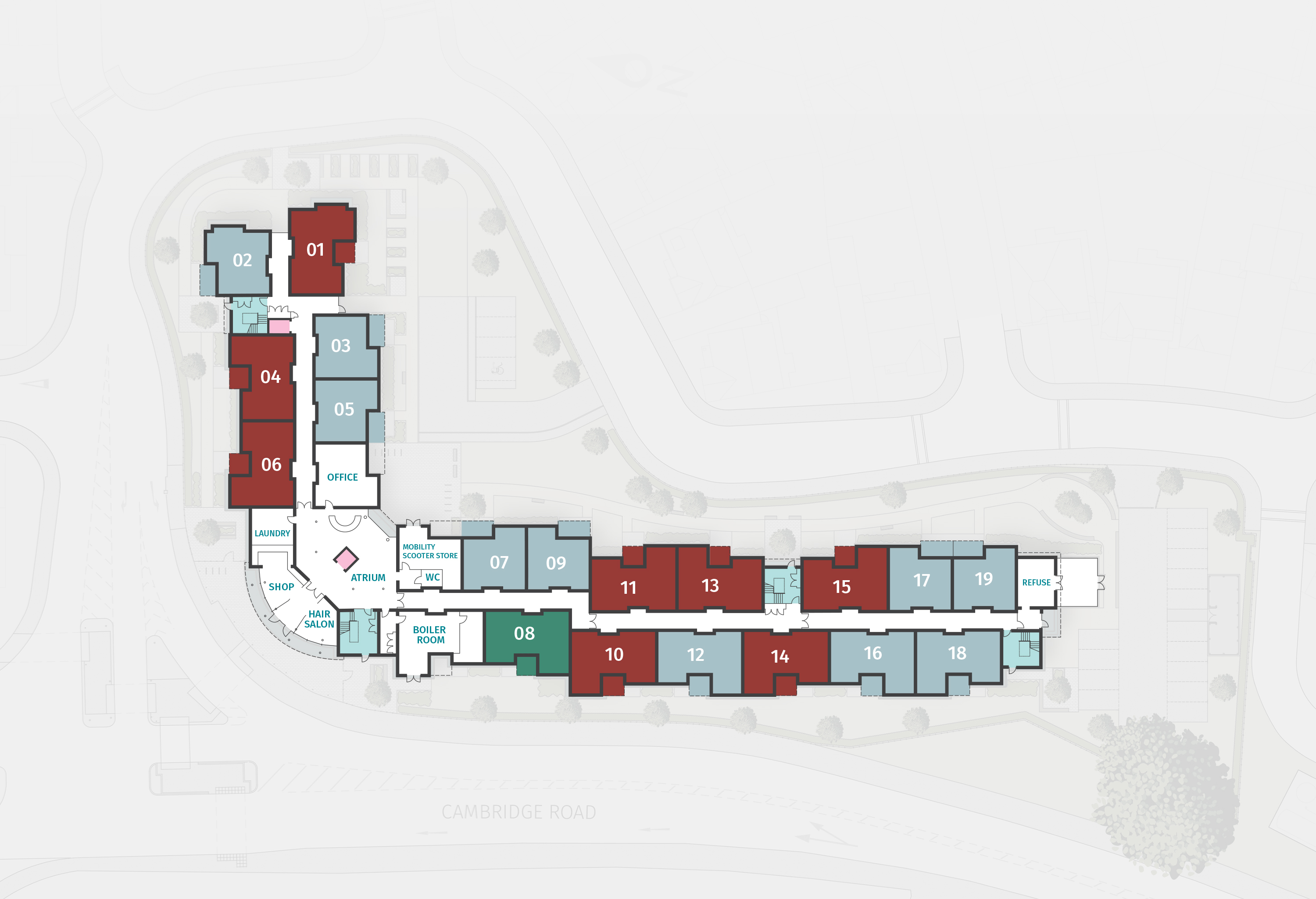 Ground floor layout
