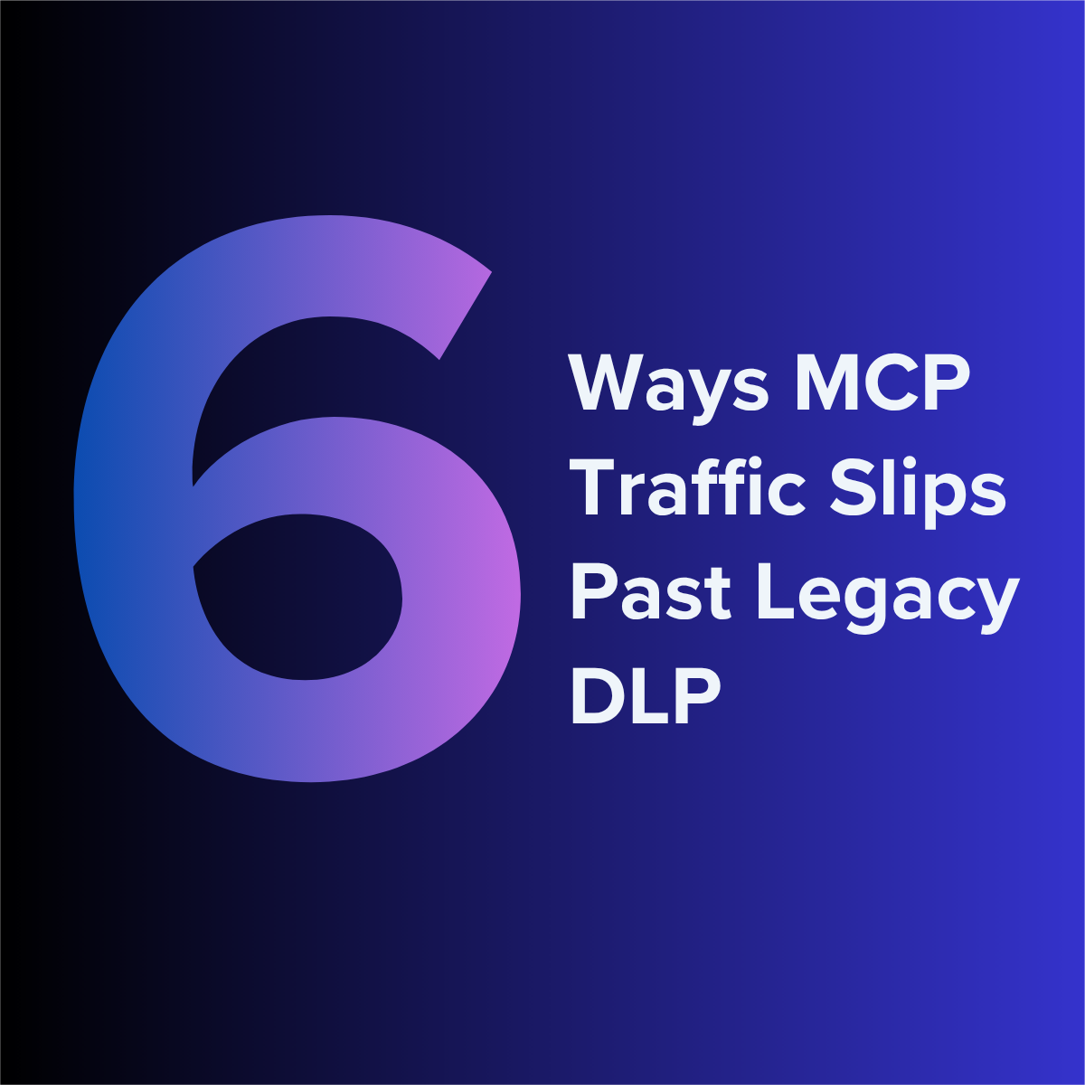 How does MCP bypass traditional security tools?