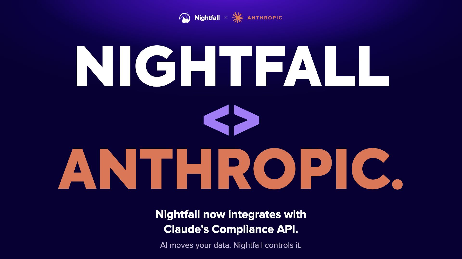 Nightfall's integration with Claude's Compliance API is now live