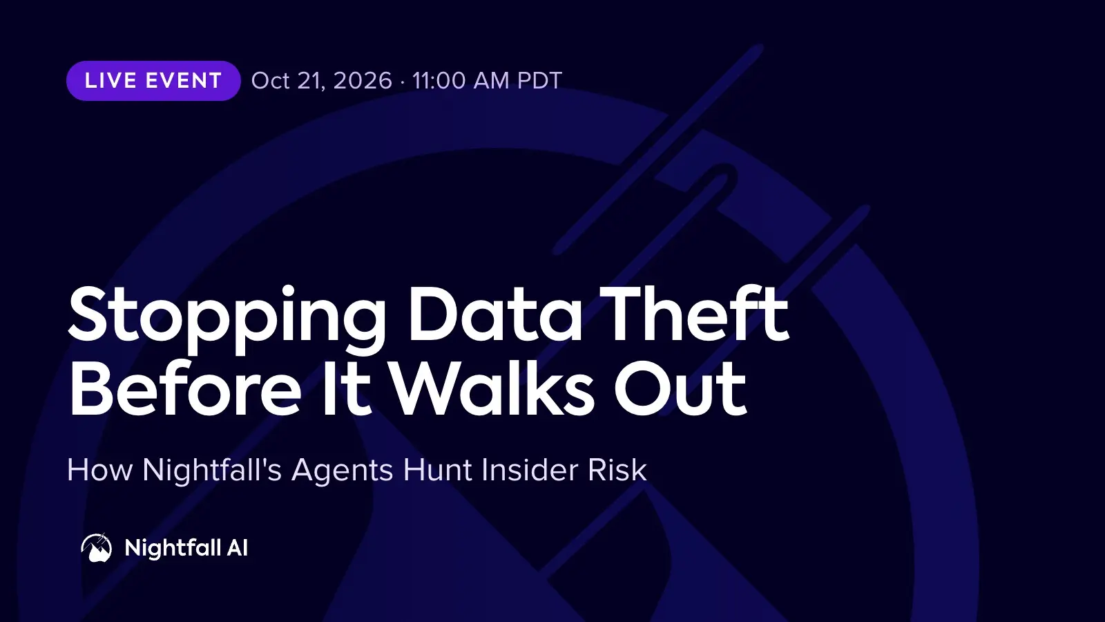Stopping Data Theft Before It Walks Out: How Nightfall’s Agents Hunt Insider Risk