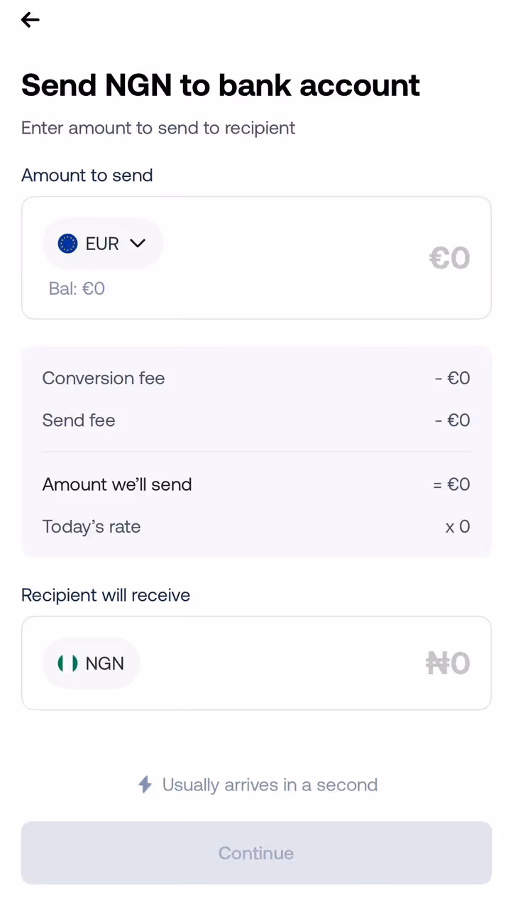 send money from Germany to Nigeria with Grey