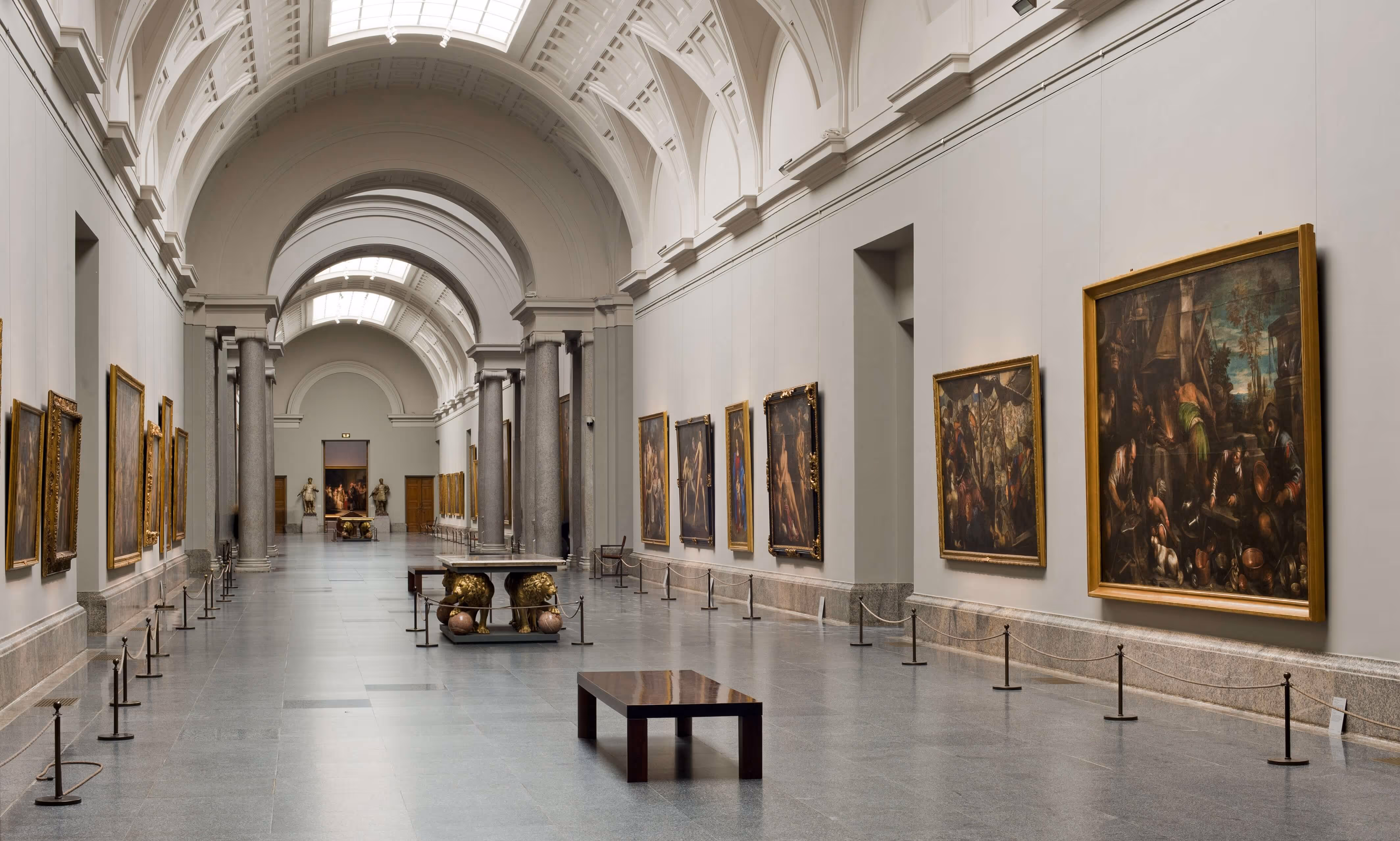 The Prado Museum, Madrid, Spain. Summer vacation