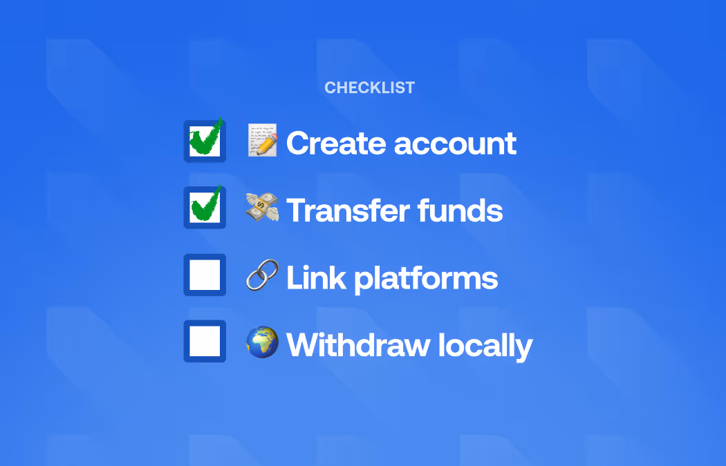 How to create Grey account, link platforms, earn globally and withdraw locally