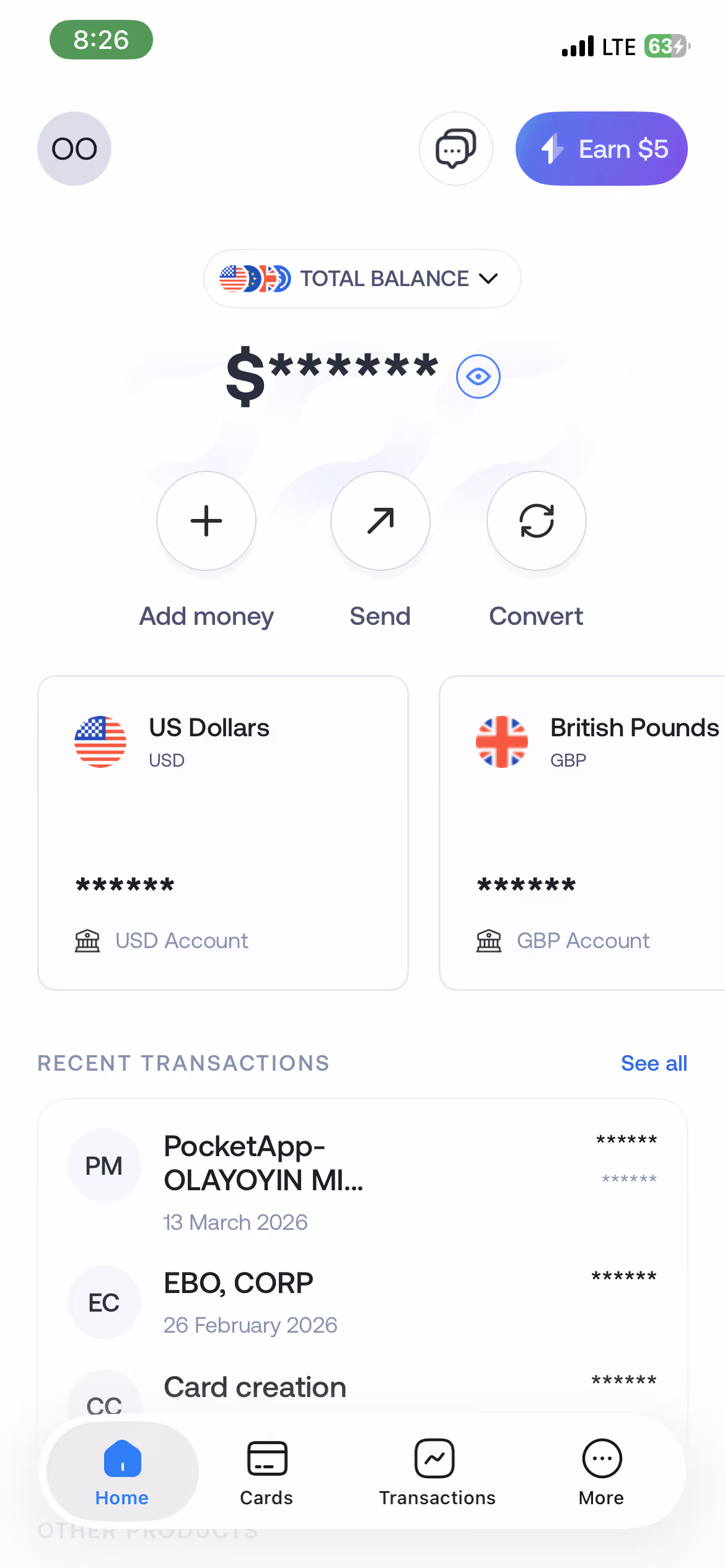 Send Canadian dollars with Grey