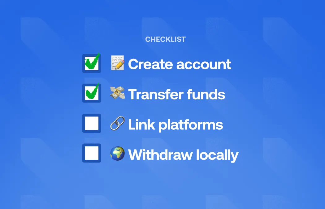 How to create Grey account, link platforms, earn globally and withdraw locally