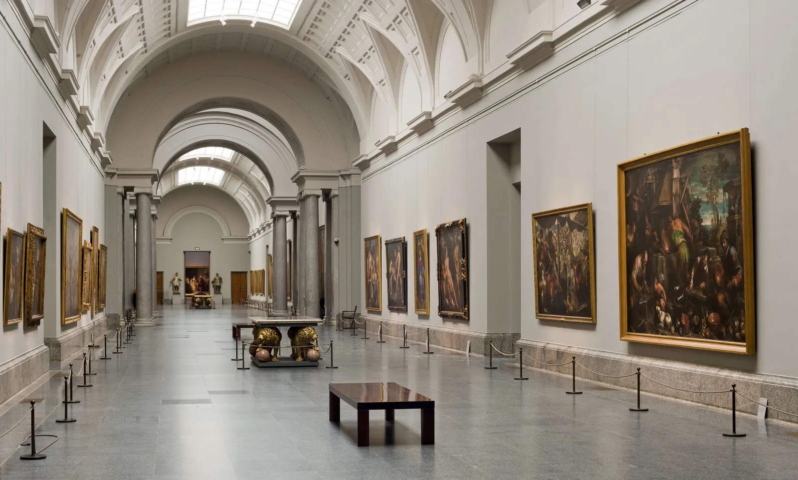 The Prado Museum, Madrid, Spain. Summer vacation