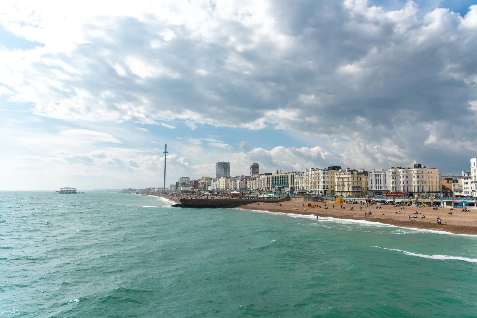 The beaches make Brighton one of the best cities for a summer vacation in the UK