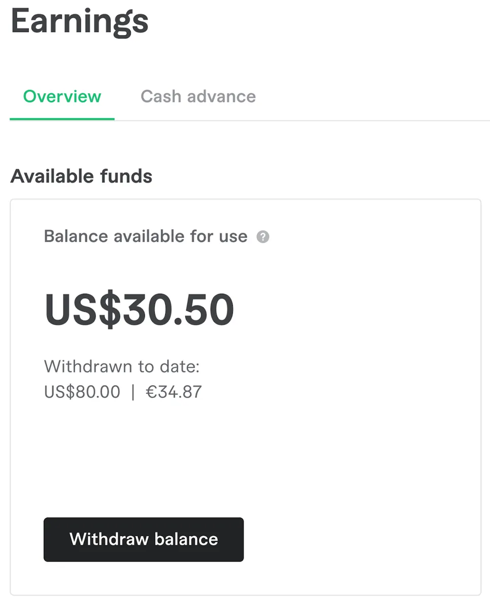fiver withdrawal with Grey 