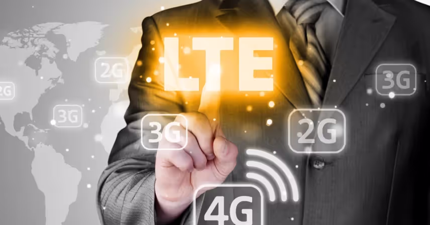 A person in a suit touching a touch screen