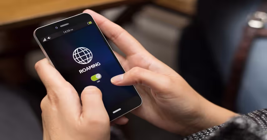 a person holding a cell phone