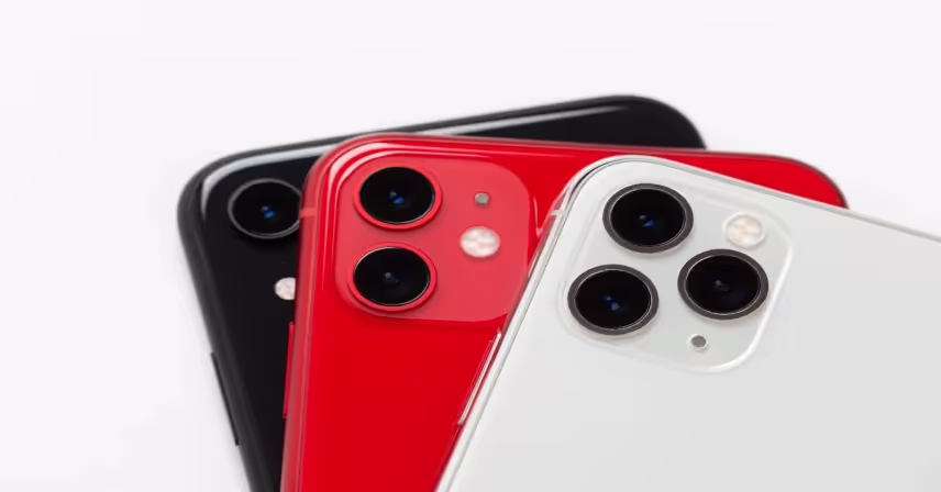 a group of cell phones
