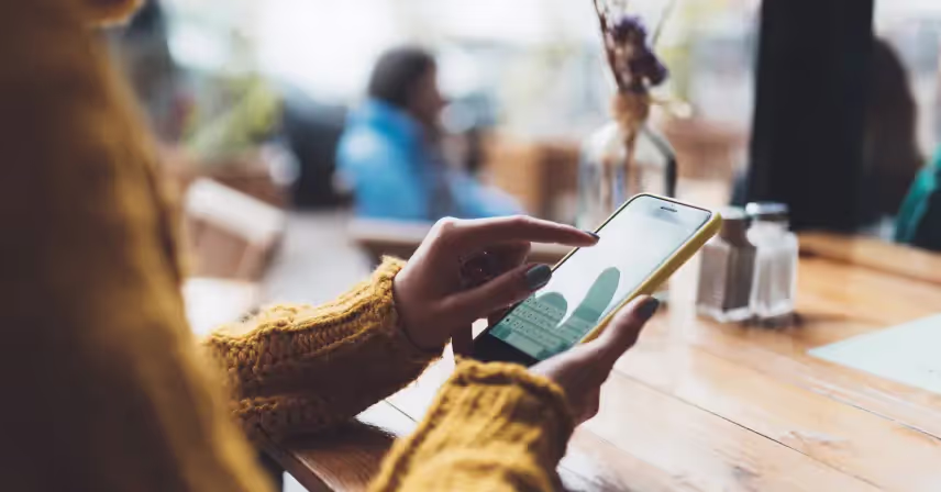 a cell phone laying flat