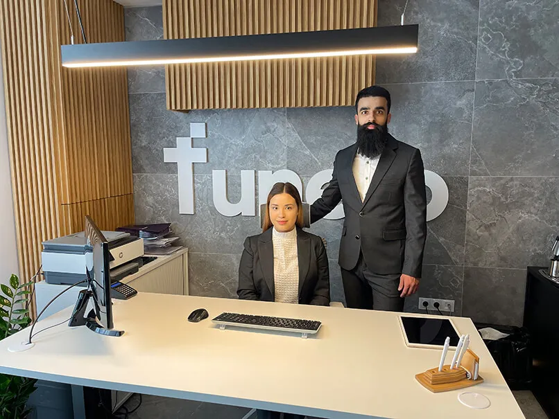 Funero consultation desk, ready to help families